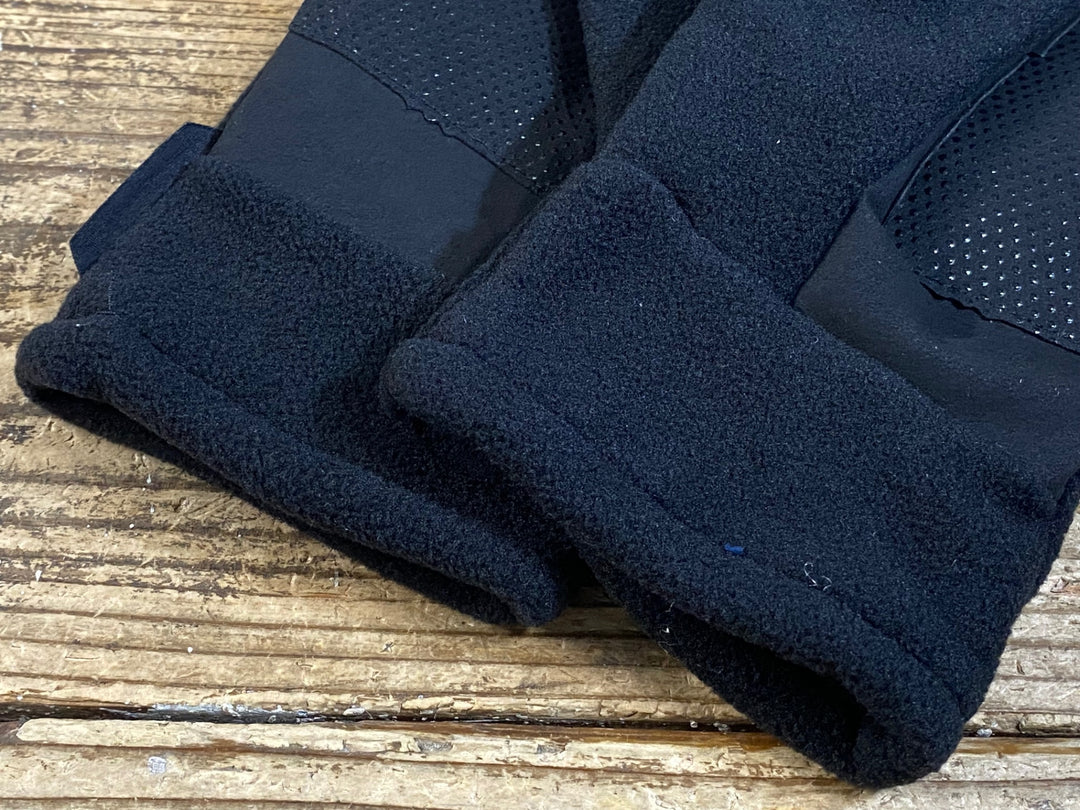 KF094 カフェドシクリステ CAFE DU CYCLISTE 長指ウィンターグローブ フリース 黒 L