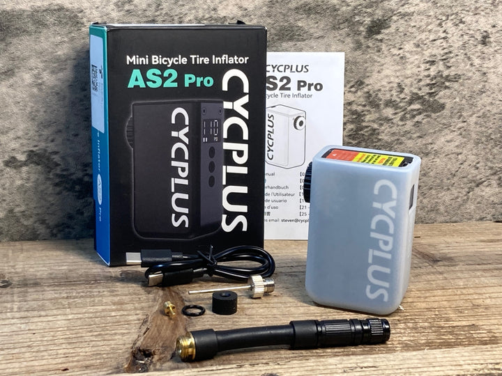 IZ052 サイクプラス CYCPLUS AS2 pro 携帯ポンプ 電動ポンプ 空気入れ 動作確認済