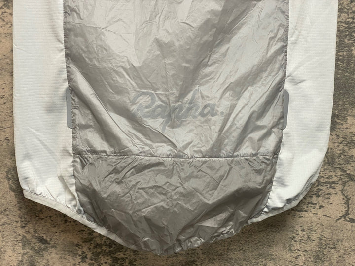 JO044 ラファ Rapha BREVET INSULATED GILET ジレ サイクルベスト グレー 白 S 裏起毛