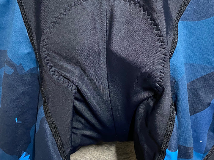 JP281 シマノ SHIMANO ビブショーツ ネイビー カモフラージュ M