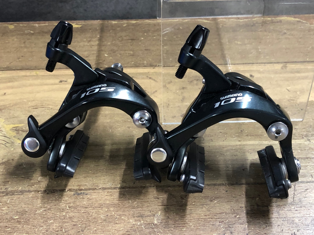 KE493 シマノ SHIMANO 105 BR-5800 キャリパーブレーキセット 黒