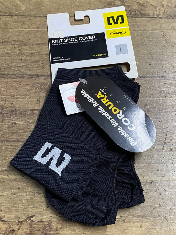 JV600 マヴィック MAVIC KNIT SHOE COVER シューズカバー 黒 L
