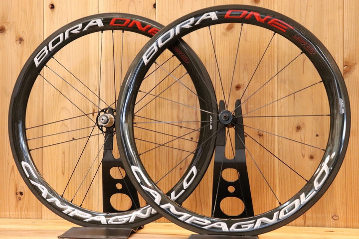 カンパニョーロ CAMPAGNOLO ボーラ BORA ONE 50 AC3 カーボン クリンチャー ホイールセット シマノ 11S/12S 【芦屋店】