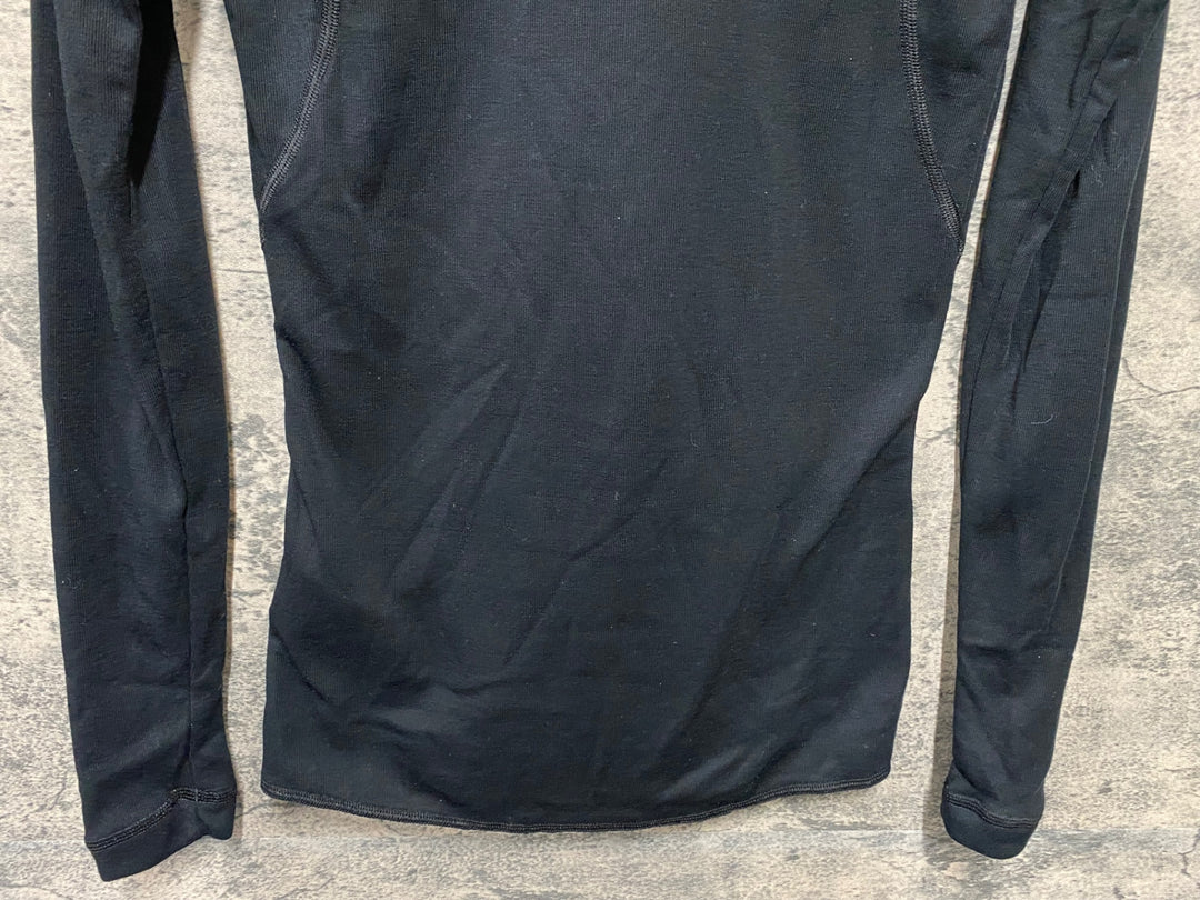 JT024 カステリ CASTELLI ROSSO CORSA 長袖 ベースレイヤー 黒 XS