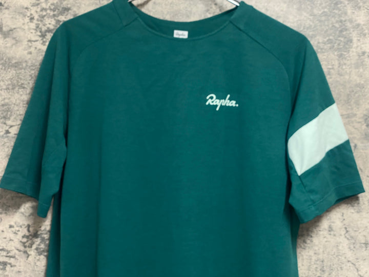JO797 ラファ Rapha TRAIL TECHNICAL T-SHIRT Tシャツ 緑 Sサイズ