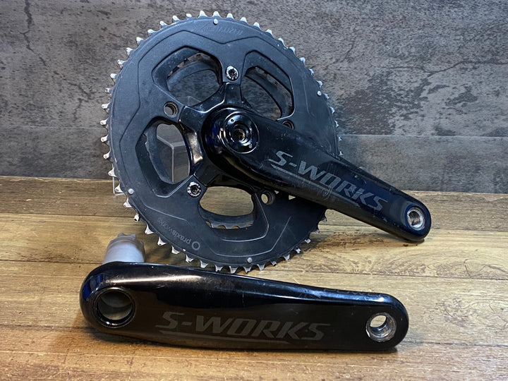 JP706 スペシャライズド SPECIALIZED S-WORKS POWER CRANKS DUAL Ｗ パワーメーター クランクセット 170mm 52/36T ※右側接続不可の為ジャンク
