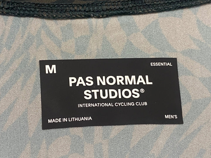 KJ293 パスノーマルスタジオ PAS NORMAL STUDIOS Essential Jersey 半袖 サイクルジャージ 深緑 総柄 M