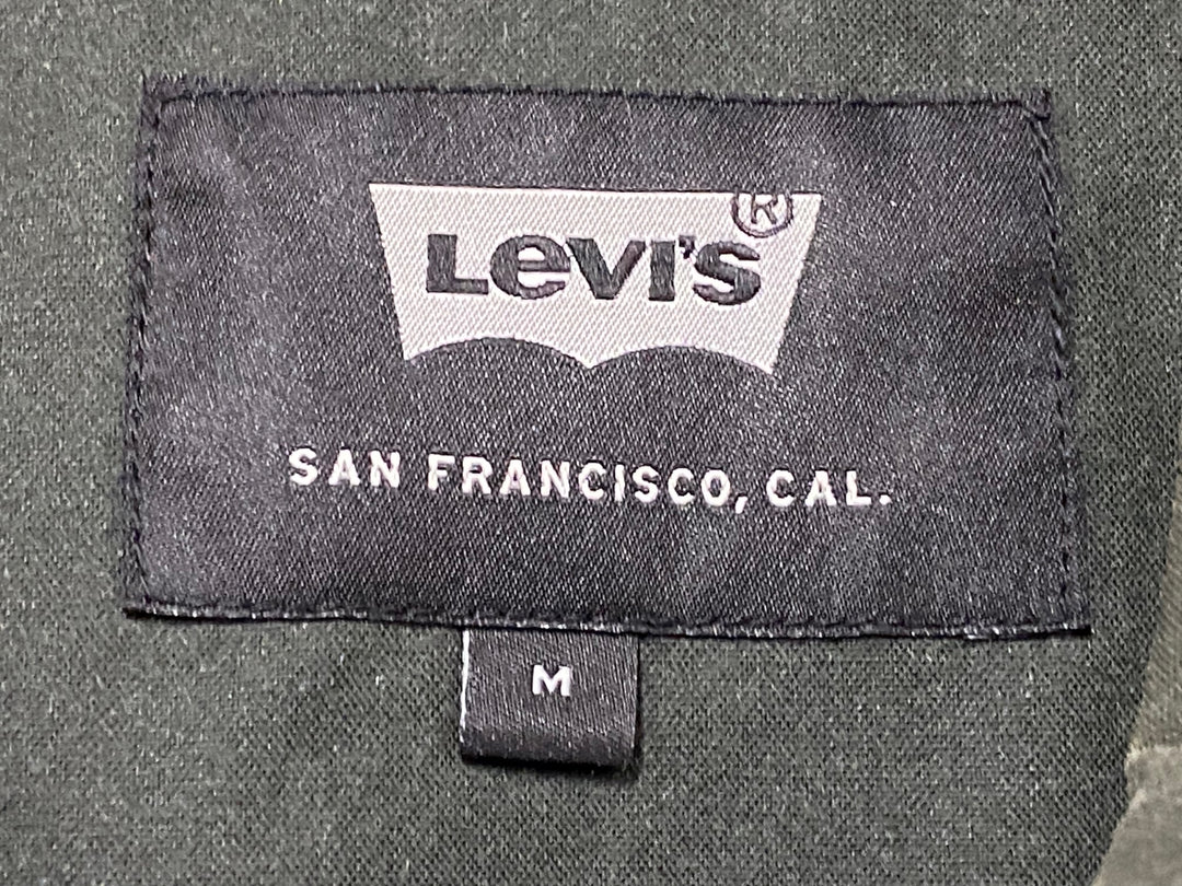 KB037 リーバイス Levi's 長袖 オイルドジャケット カーキ M ※擦れ