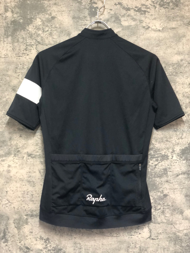 KP595 ラファ Rapha CORE JERSEY 半袖 サイクルジャージ 黒 レディース S