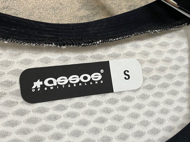 JL089 アソス assos EQUIPE RSR JERSEY SUPERLEGER S9 半袖 サイクルジャージ 白 黒 S