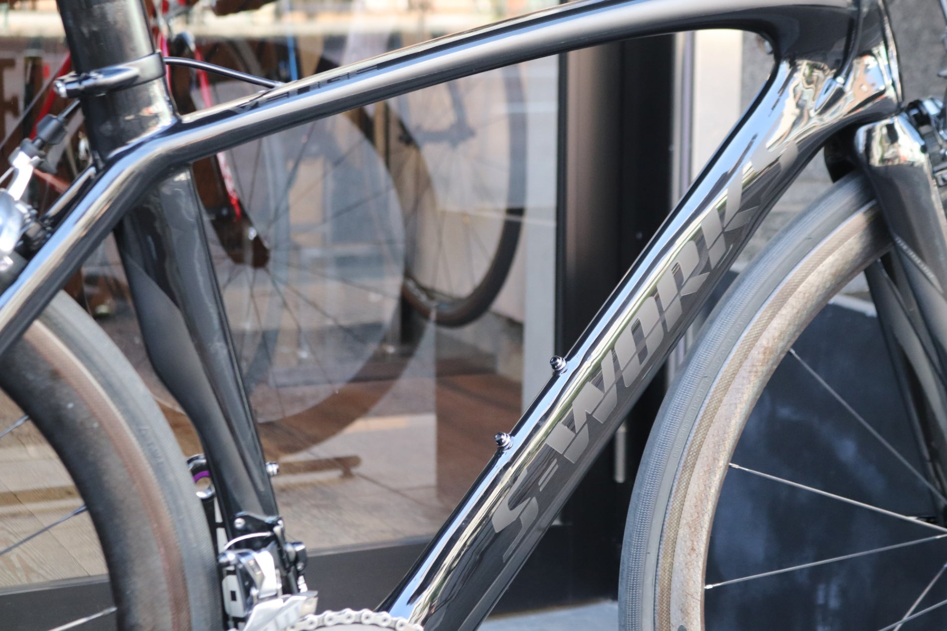 SPECIALIZED S-WORKS ヴェンジ VENGE 2015モデル 49サイズ スラム RED