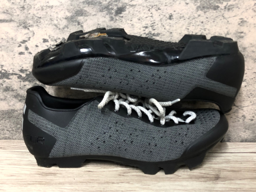 JT321 FLR F55 Knit Lace ビンディングシューズ 黒 グレー 2穴 EU40