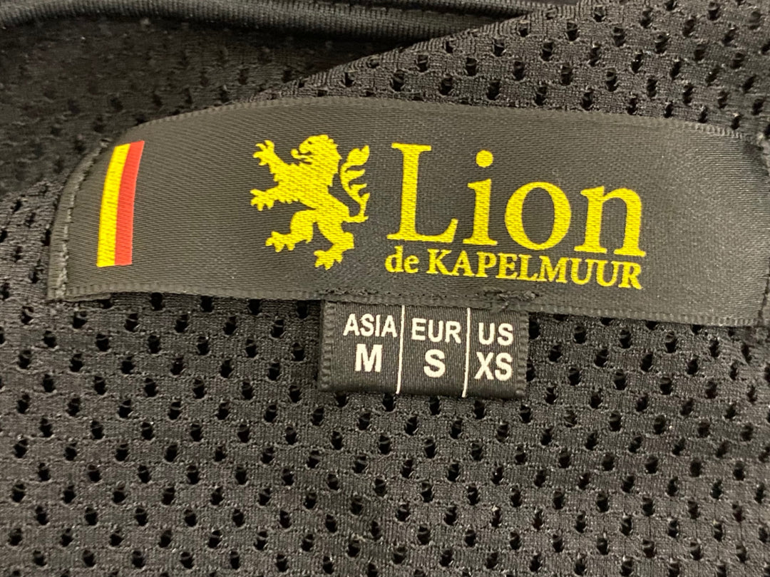 KG851 リオンドカペルミュール Lion de KAPELMUUR ビブタイツ 黒 M 裏起毛 ※動物の毛