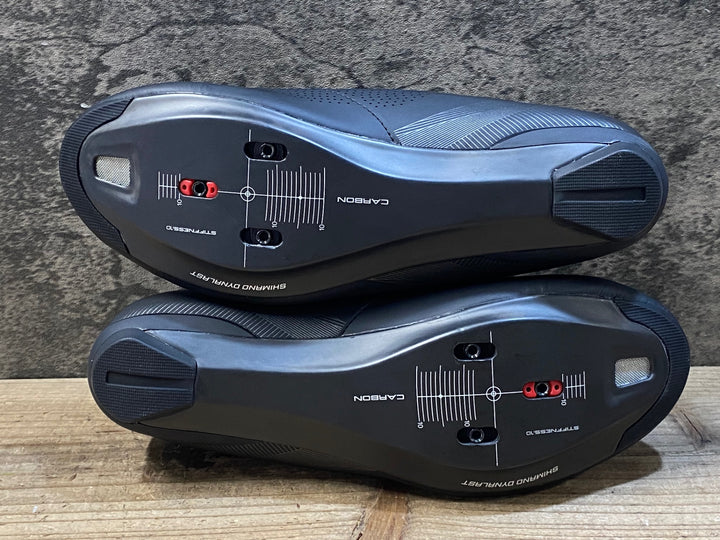 KA749 シマノ SHIMANO RC7 SHRC701M L01 S ビンディングシューズ 3穴 黒 EU41