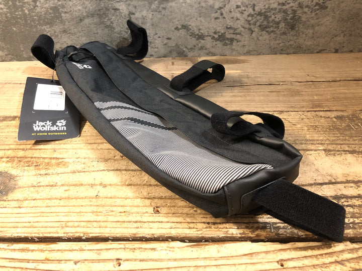 KE577 ジャックウルフスキン Jack Wolfskin トップチューブフレームバッグ ブラック