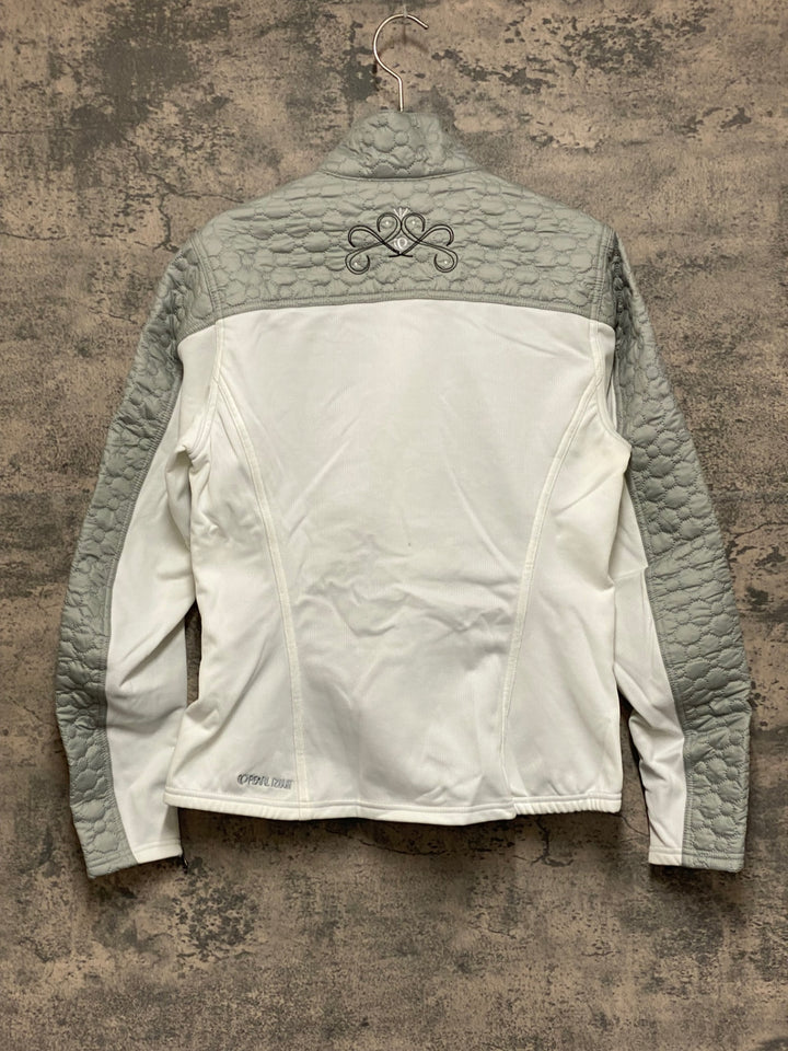 JO205 パールイズミ PEARL iZUMi 長袖 サイクルジャケット グレー 白 裏起毛 ※サイズ不明
