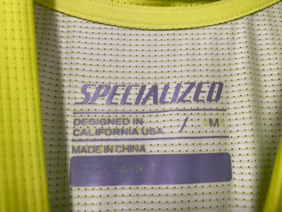 KJ773 スペシャライズド SPECIALIZED SL AIR 半袖 サイクルジャージ 黃 グレー M