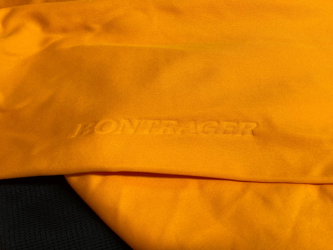 KK445 ボントレガー BONTRAGER 長袖 サイクルジャケット オレンジ 黒 L 裏起毛