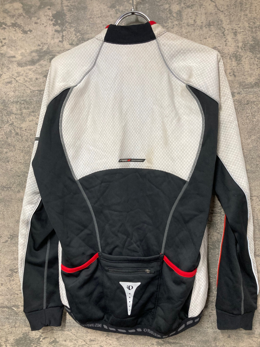KG360 パールイズミ PEARL iZUMi 長袖 サイクルジャケット 黒 白 L 裏起毛