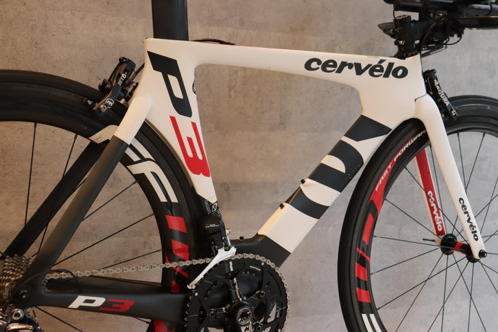 【訳あり】 サーヴェロ CERVELO P3 2014モデル 48サイズ アルテグラ 6870 MIX 11S Di2 カーボン トライアスロンバイク TTバイク 【さいたま浦和店】