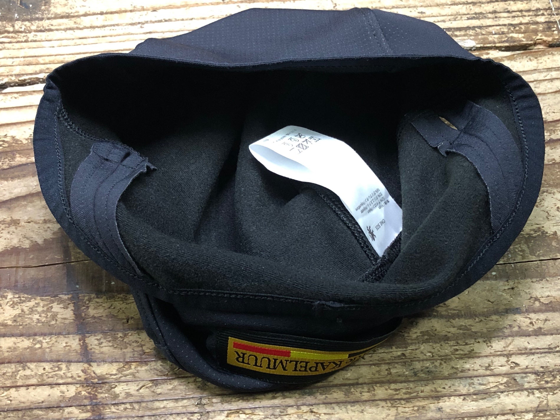 JM484 リオンドカペルミュール Lion de KAPELMUUR サイクルキャップ 黒