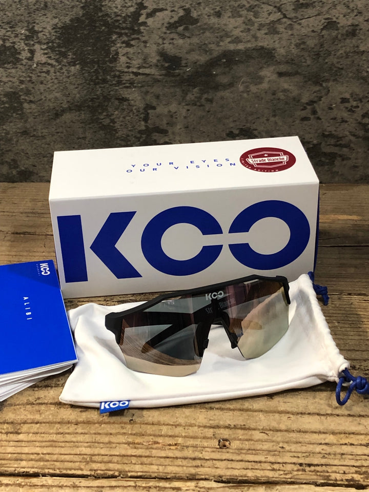 KA580 クー KOO ALIBI STRADE BIANCHE サングラス アイウェア ブラック