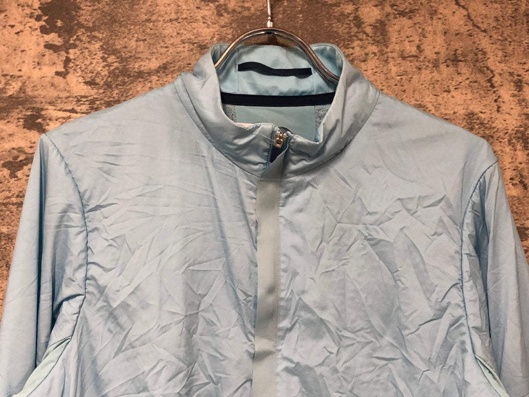 KM919 ラファ Rapha PRO TEAM INSULATED JACKET 長袖 サイクルジャケット 水色 L