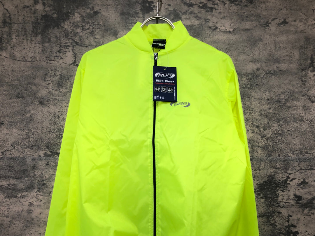 KL350 BBB cycling 長袖 レインジャケット 黄 M