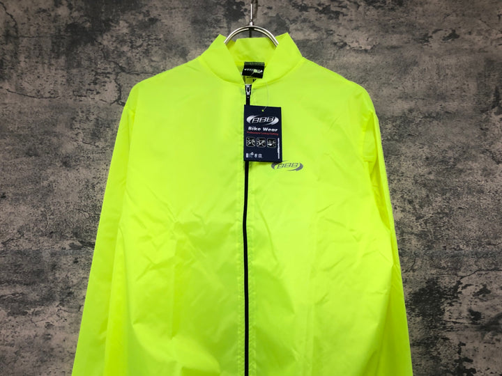 KL350 BBB cycling 長袖 レインジャケット 黄 M