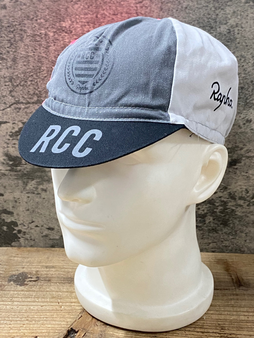 KI016 ラファ Rapha サイクルキャップ グレー ピンク フリーサイズ RCC