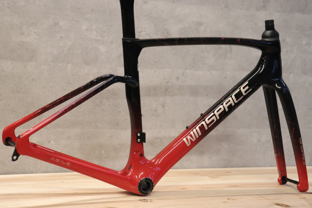 ウィンスペース WINSPACE アジャイル AGILE 限定カラー 2025モデル Sサイズ カーボン ロードバイク フレームセット 【さいたま浦和店】