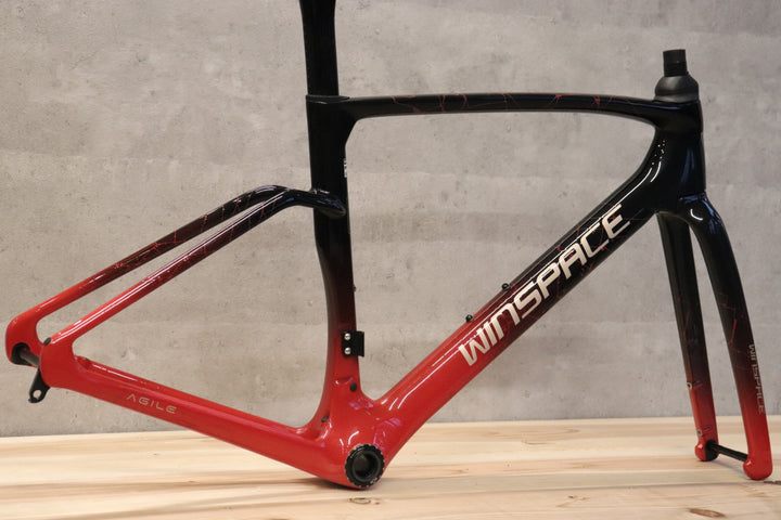 ウィンスペース WINSPACE アジャイル AGILE 限定カラー 2025モデル Sサイズ カーボン ロードバイク フレームセット 【さいたま浦和店】