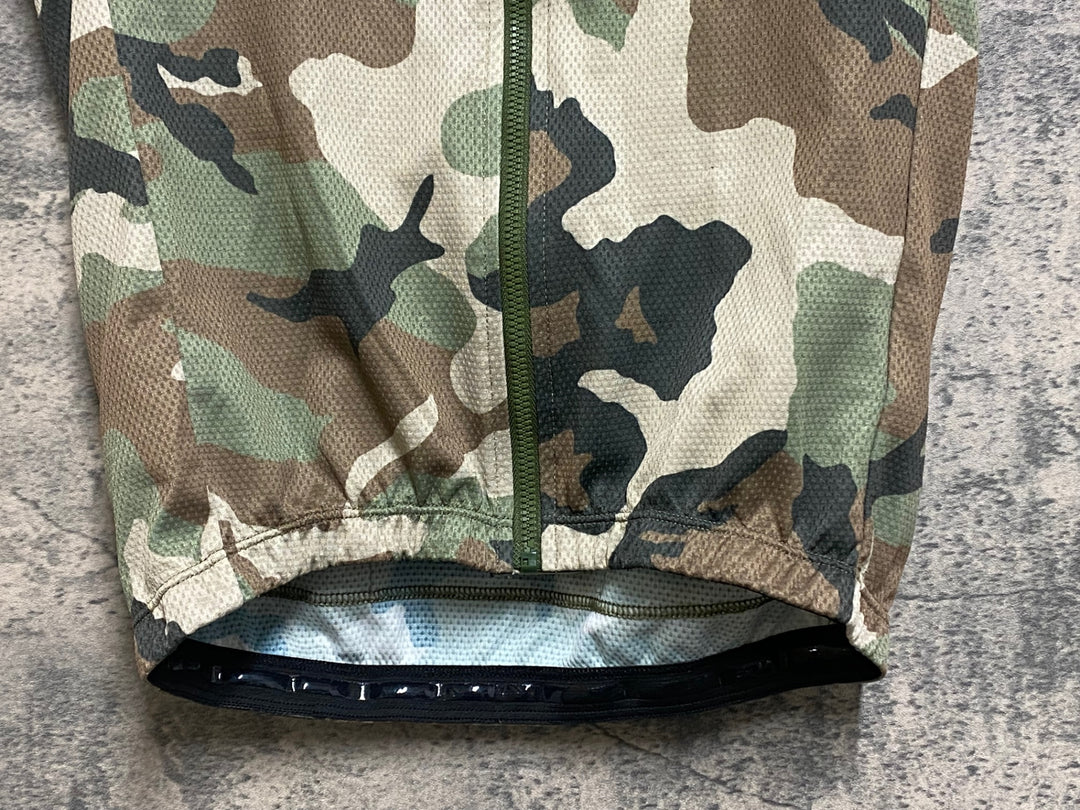 JJ922 サーチアンドステイツ SEARCH AND STATE 半袖 サイクルジャージ 迷彩 S
