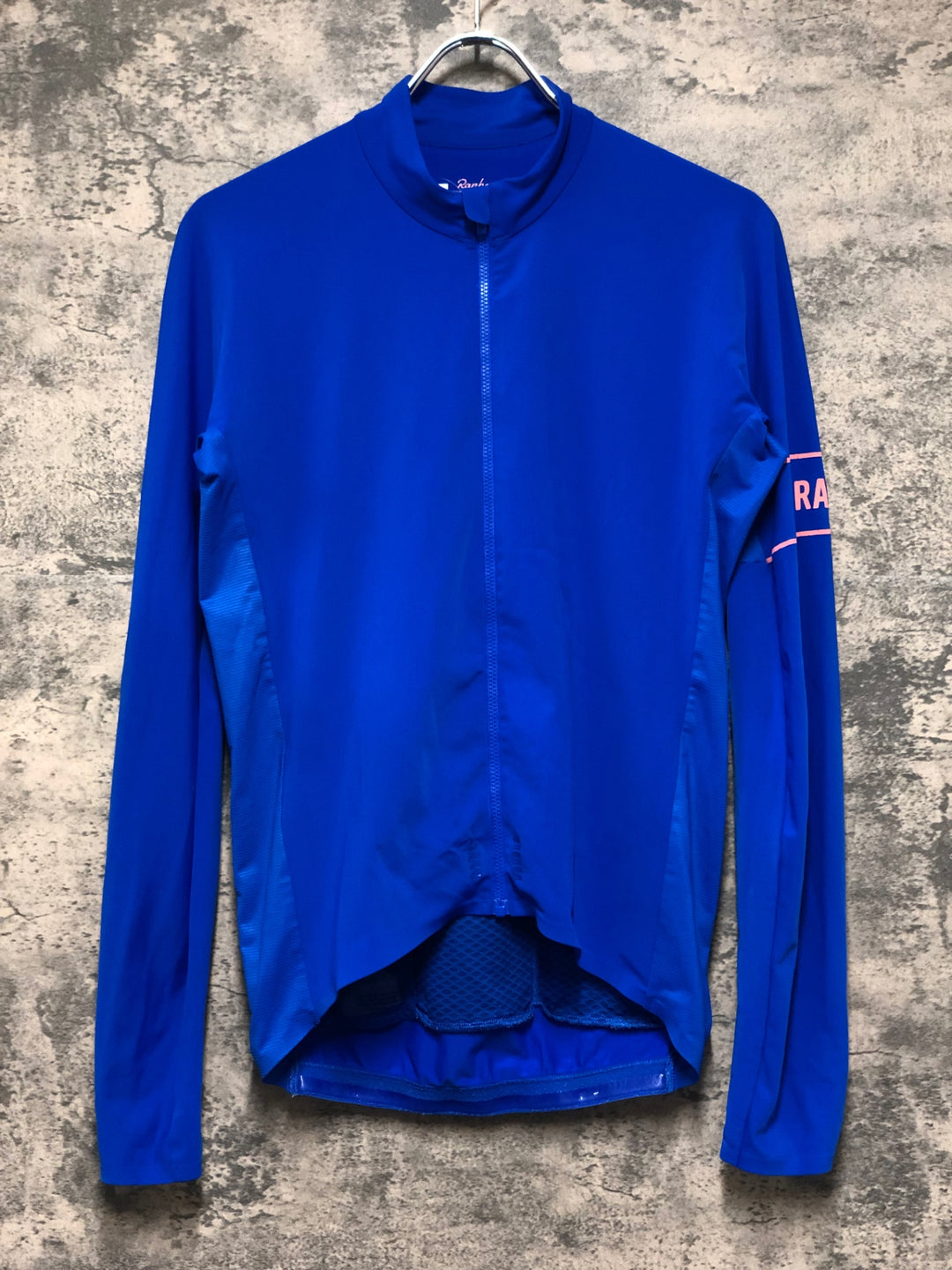 KN638 ラファ Rapha PRO TEAM LONG SLEEVE THERMAL JERSEY 長袖 サイクルジャージ 青 M 裏起毛
