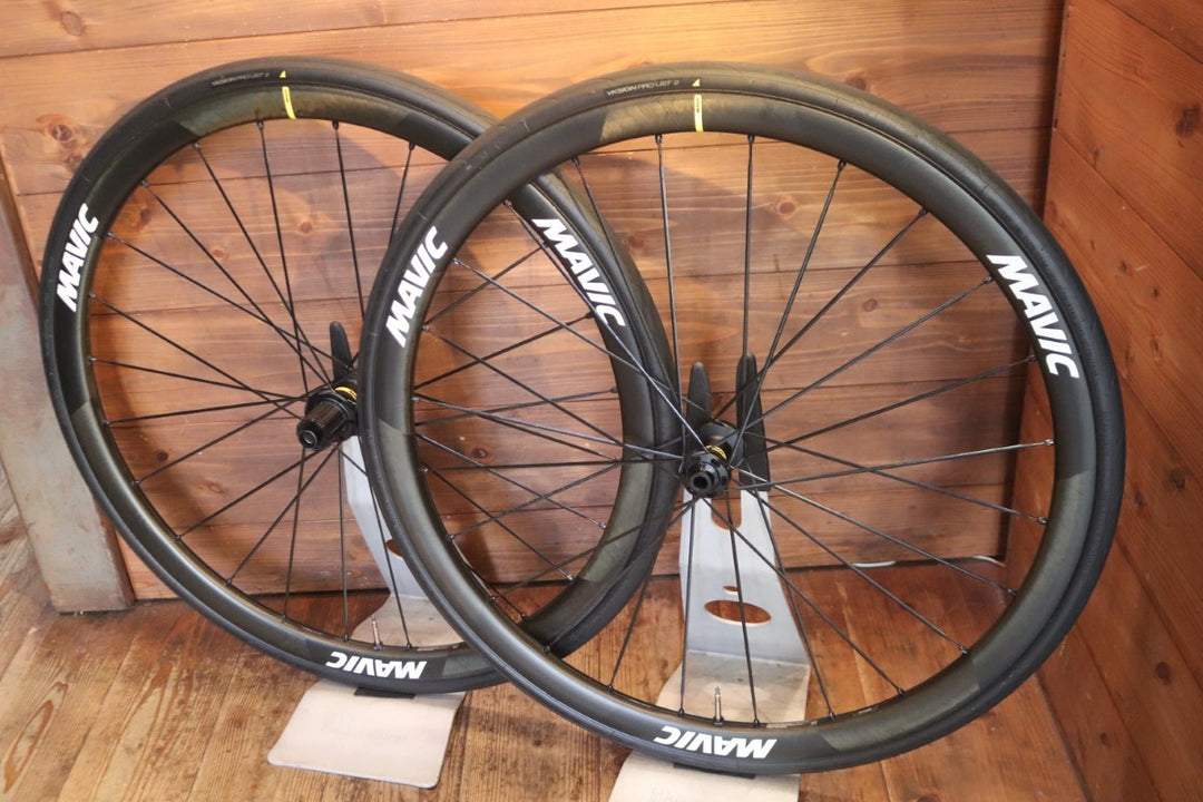 マヴィック MAVIC コスミック ディスク COSMIC SLR32 DISC SMU カーボン チューブレス ホイールセット シマノ12/11S ワイドリム 21C 【東京南麻布店】