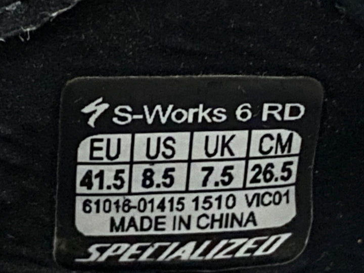 KK178 スペシャライズド SPECIALIZED S-WORKS 6 ビンディングシューズ EU41.5