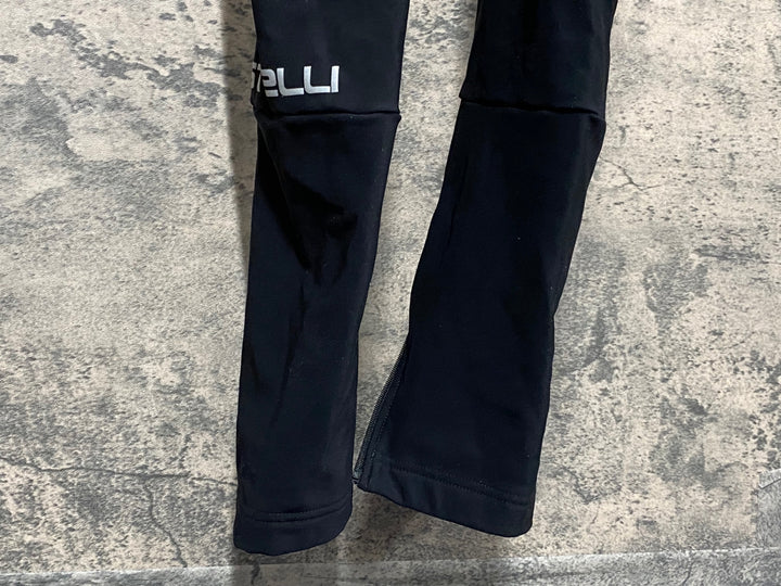 JT668 カステリ CASTELLI ビブタイツ 黒 M 裏起毛