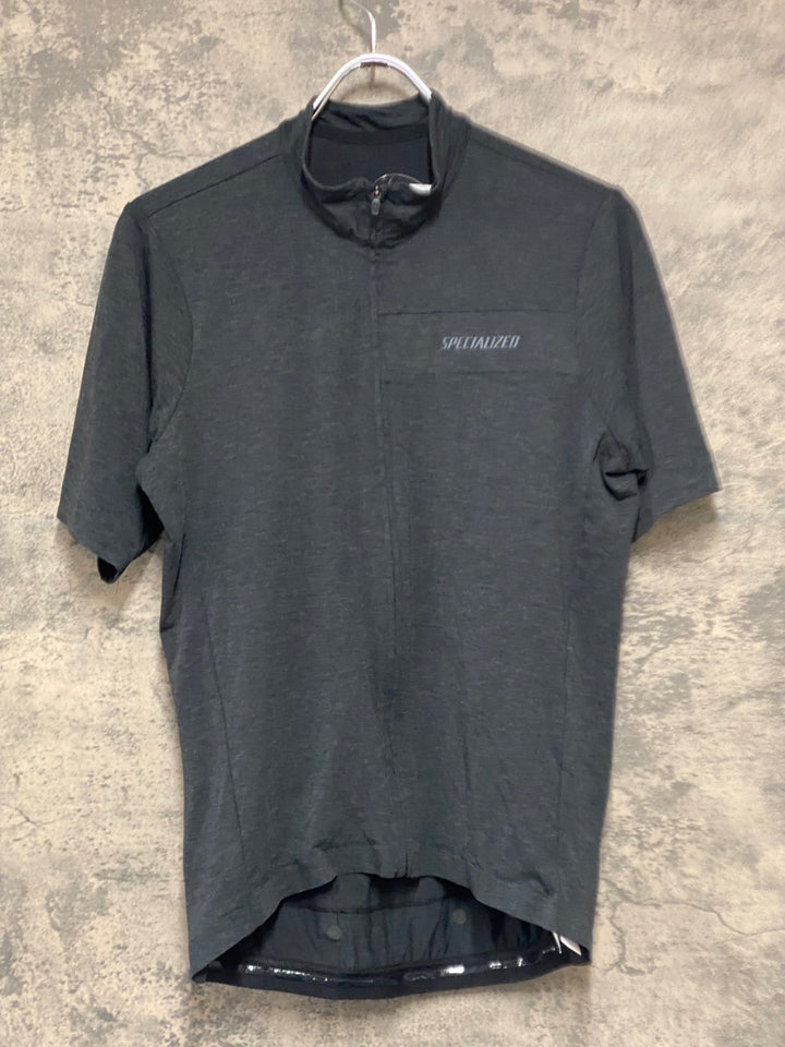 JJ318 スペシャライズド SPECIALIZED RBX MERINO 半袖サイクルジャージ グレー S