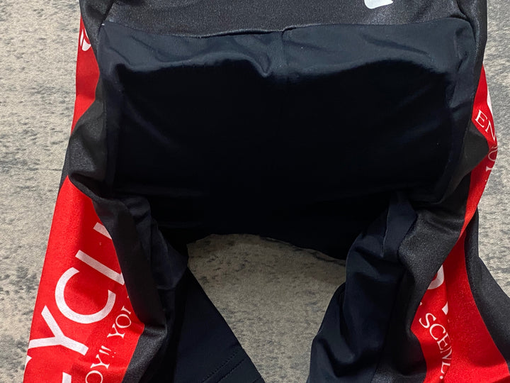JU066 パールイズミ PEARL iZUMi ビブショーツ 黒 赤 M
