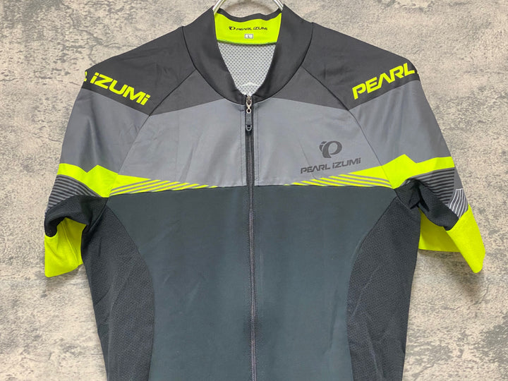 KG600 パールイズミ PEARL iZUMi 半袖 サイクルジャージ 黒黄 L
