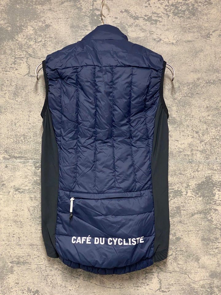 KA837 カフェドシクリステ Cafe du Cycliste ジレ サイクルベスト ネイビー XXS
