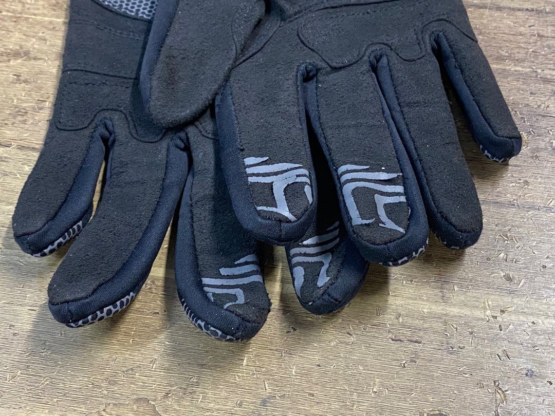 KC600 シマノ SHIMANO 長指グローブ 黒 S WIND STOPPER スレあり