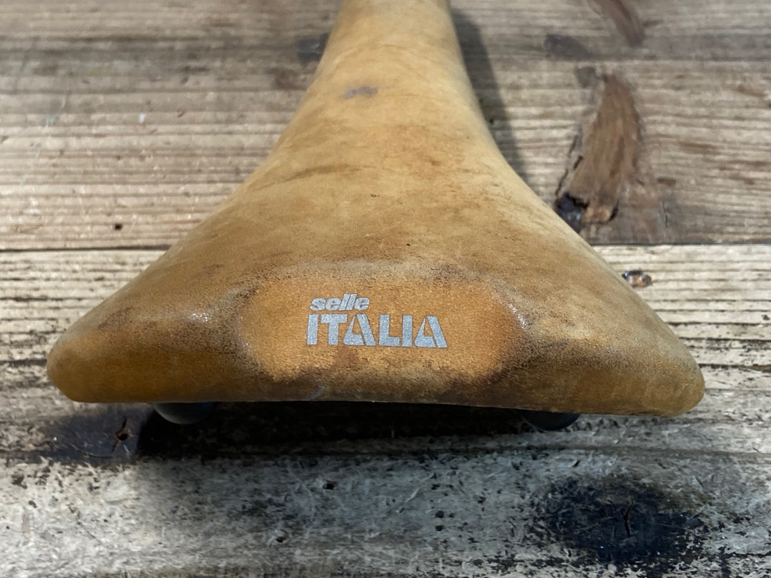 JU462 セライタリア SELLE ITALIA フライト チタニウム FLITE TITANIUM サドル チタンレール 茶