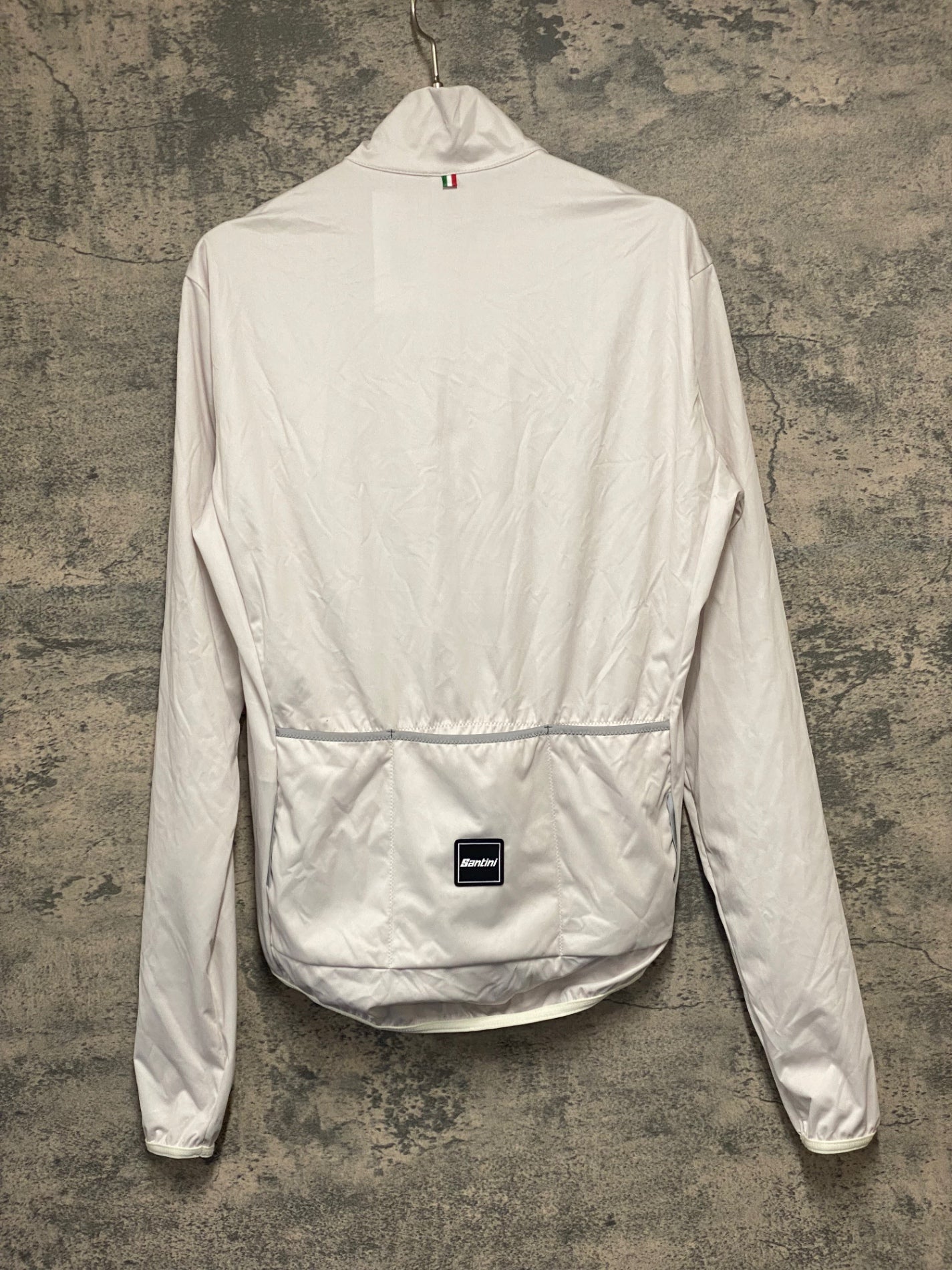 JX882 サンティーニ santini 長袖 サイクルジャージ ターコイズ S 裏