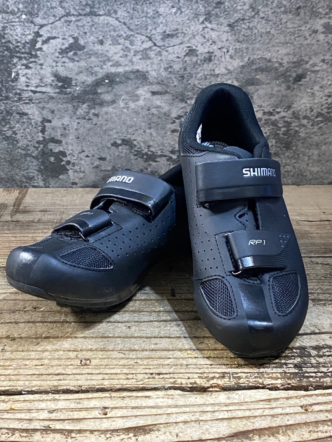 KG413 シマノ SHIMANO RP1 SHRP100-S L ビンディングシューズ 3穴 ブラック EU38 ※ペン字あり