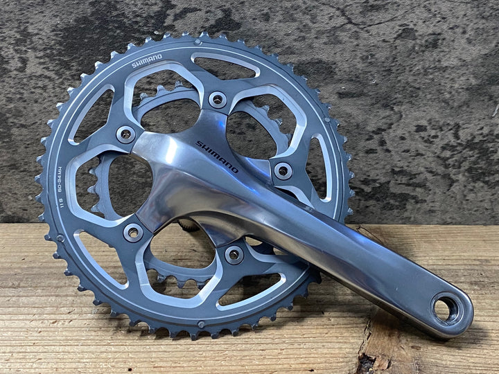 JR601 シマノ SHIMANO FC-RS500 クランクセット 170mm 50/34T シルバー