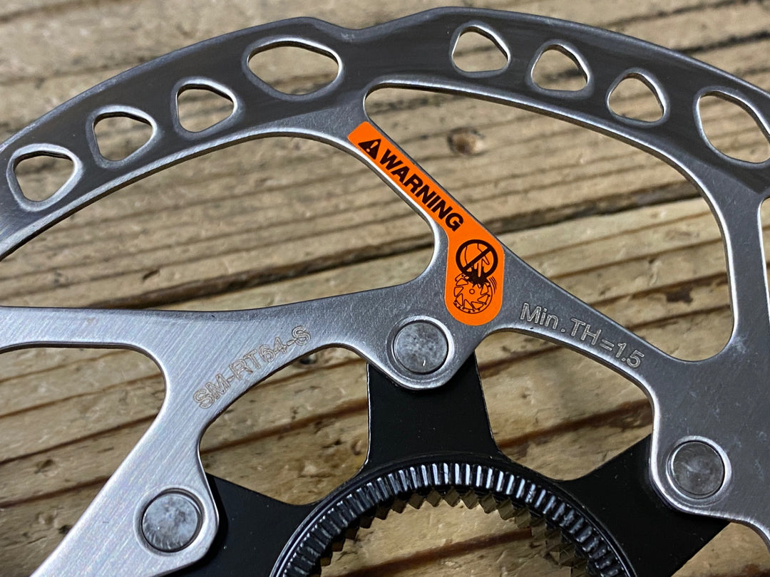 KA433 シマノ SHIMANO SM-RT64 ディスクブレーキ ローター 2枚セット Φ160/Φ140 1.7mm