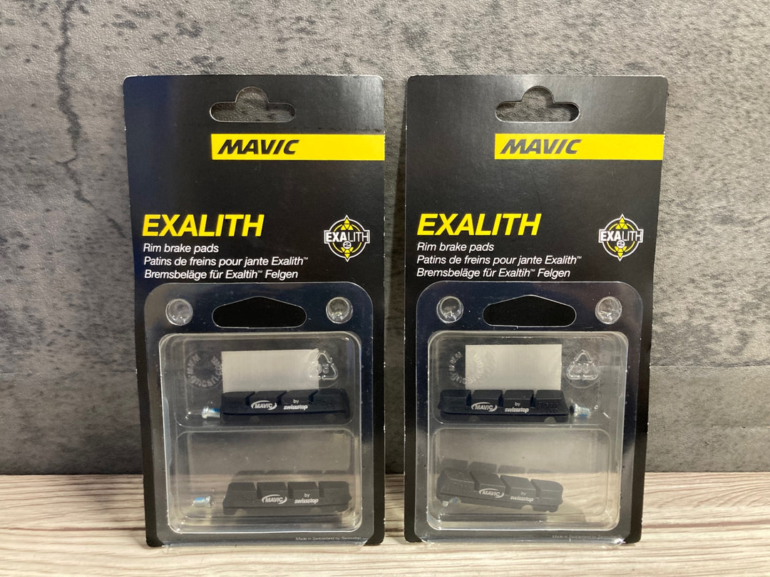 JS001 マヴィック MAVIC EXALITH Rim Brake Pads ブレーキシュー 前後セット 未使用