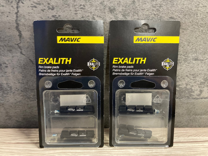 JS001 マヴィック MAVIC EXALITH Rim Brake Pads ブレーキシュー 前後セット 未使用