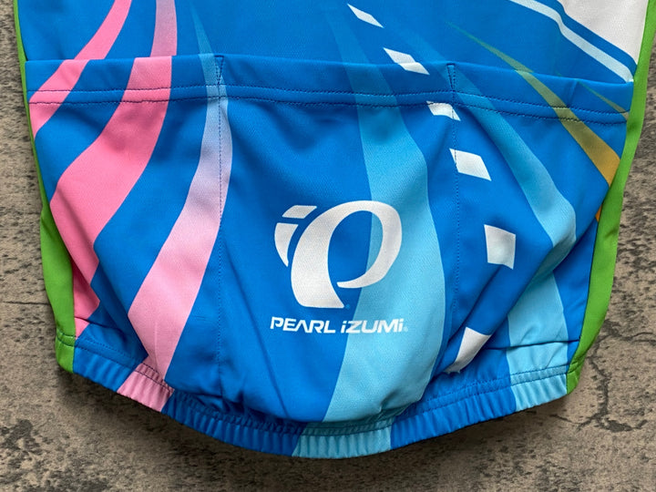 JS467 パールイズミ PEARL iZUMi 半袖 サイクルジャージ 総柄 M スズカ8時間エンデューロ